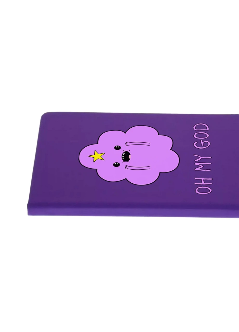 Блокнот А5 Принцесса пупырка (Lumpy Space Princess) Фиолетовый (92228-1575-PU) MobiPrint (257325284)