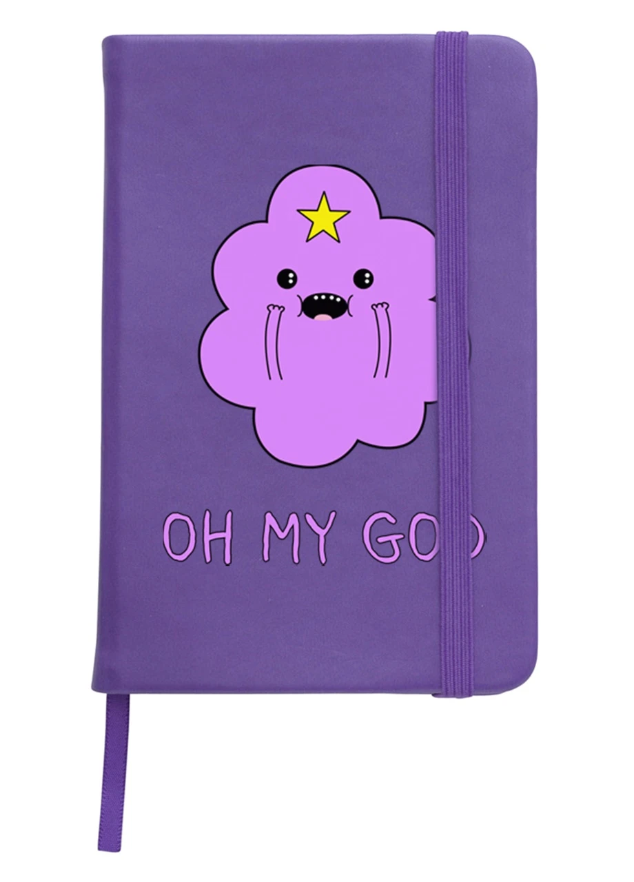 Блокнот А5 Принцесса пупырка (Lumpy Space Princess) Фиолетовый (92228-1575-PU) MobiPrint (257325284)