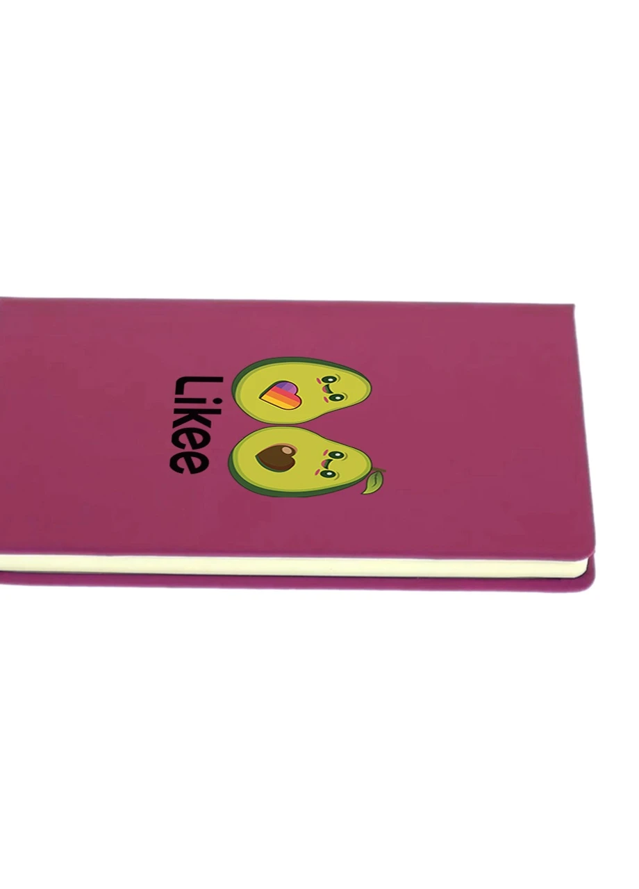 Блокнот А5 Лайк Авокадо (Likee Avocado) Малиновый (92228-1031-FU) MobiPrint (257329081)