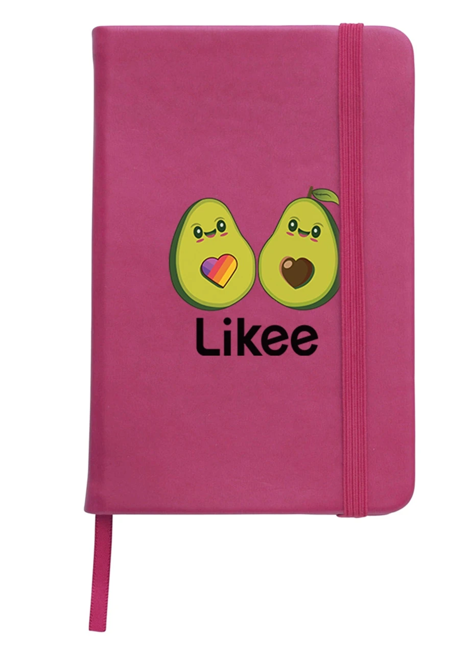 Блокнот А5 Лайк Авокадо (Likee Avocado) Малиновый (92228-1031-FU) MobiPrint (257329081)
