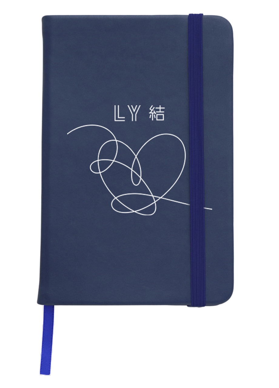 Блокнот А5 БТС (BTS) Темно-синій (92228-1080-NB) MobiPrint (257322502)