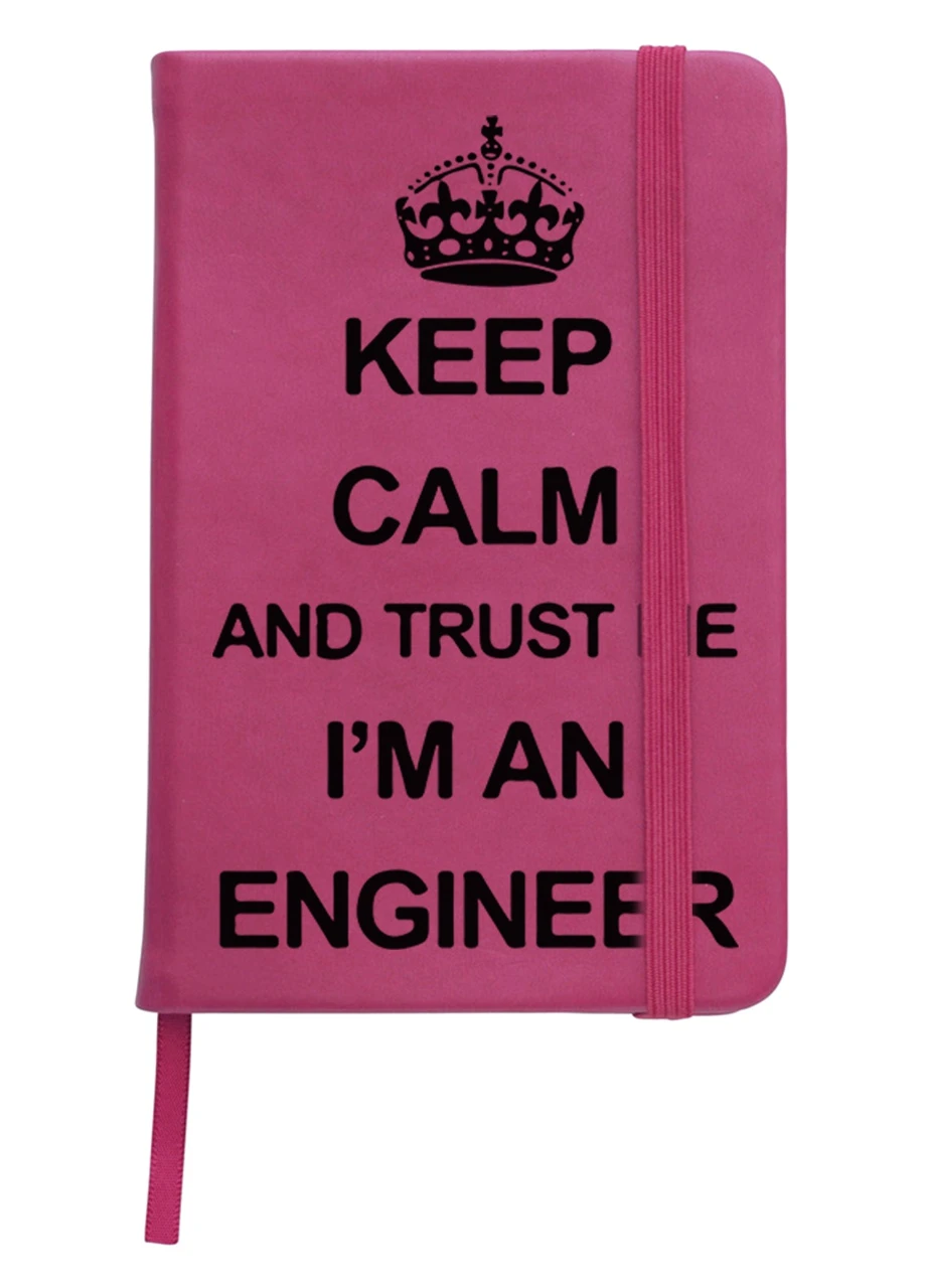 Блокнот А5 Keep Calm Малиновий (92228-2008-FU) MobiPrint (257324218)