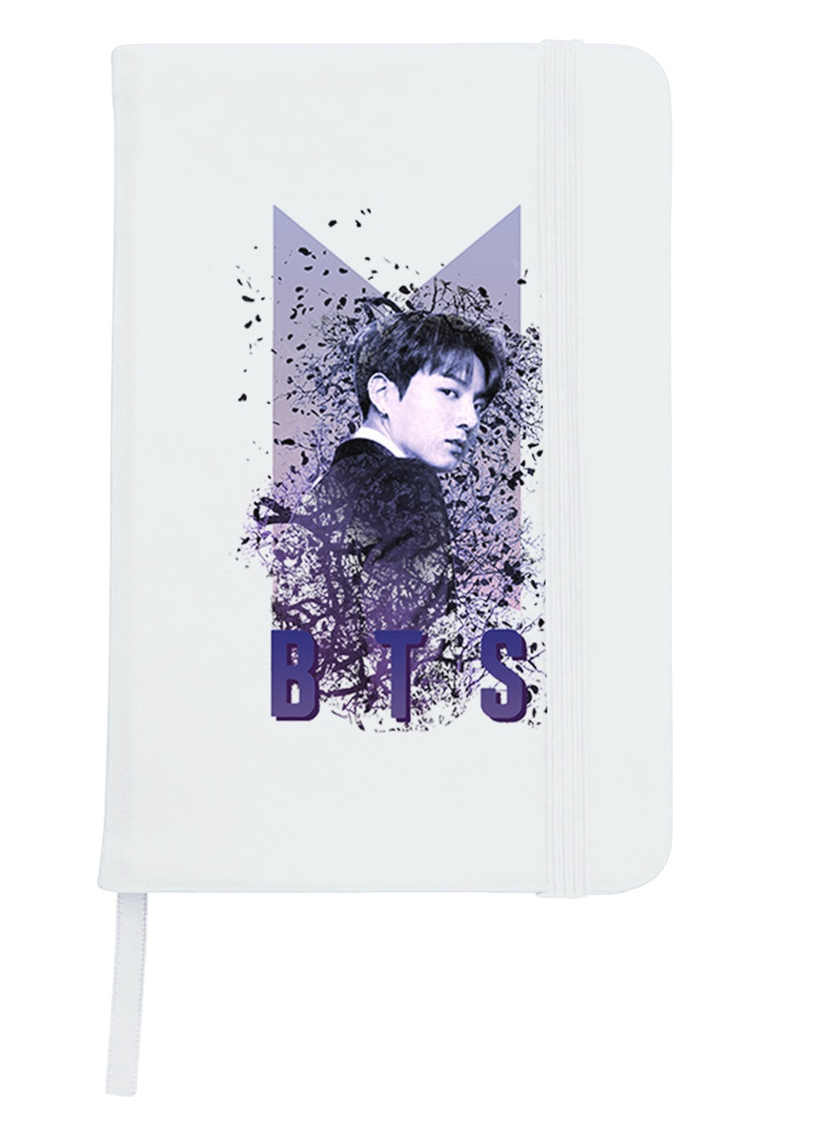 Блокнот А5 БТС (BTS) Белый (92228-1065-WT) MobiPrint (257326560)