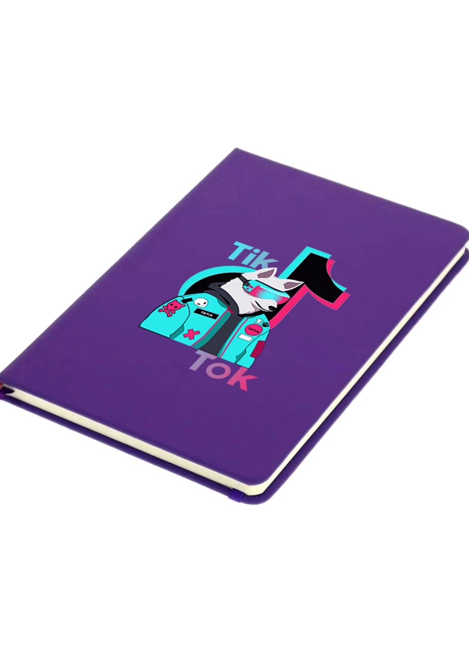 Блокнот А5 Тик Ток (Tik Tok Dog) Фиолетовый (92228-1645-PU) MobiPrint (257323533)