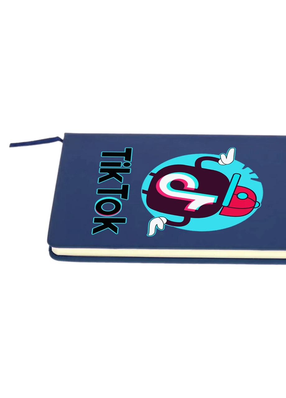 Блокнот А5 Tik Tok Темно-синій (92228-1712-NB) MobiPrint (257326708)