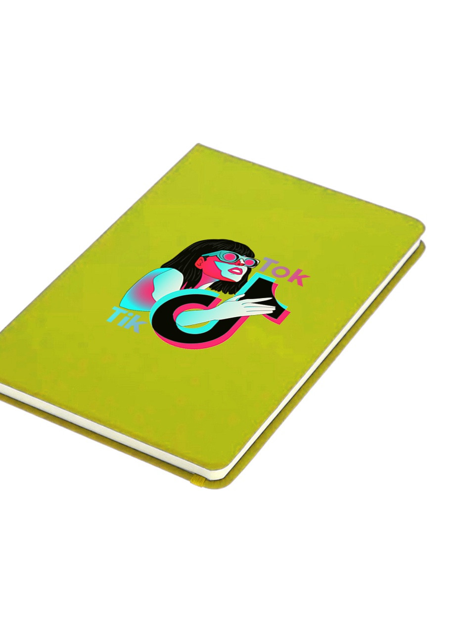 Блокнот А5 Тік Тік (Tik Tok Girl) Салатовий (92228-1647-LM) MobiPrint (257324576)