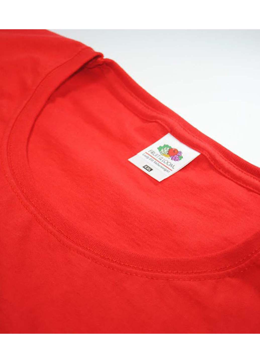 Красная демисезон футболка Fruit of the Loom