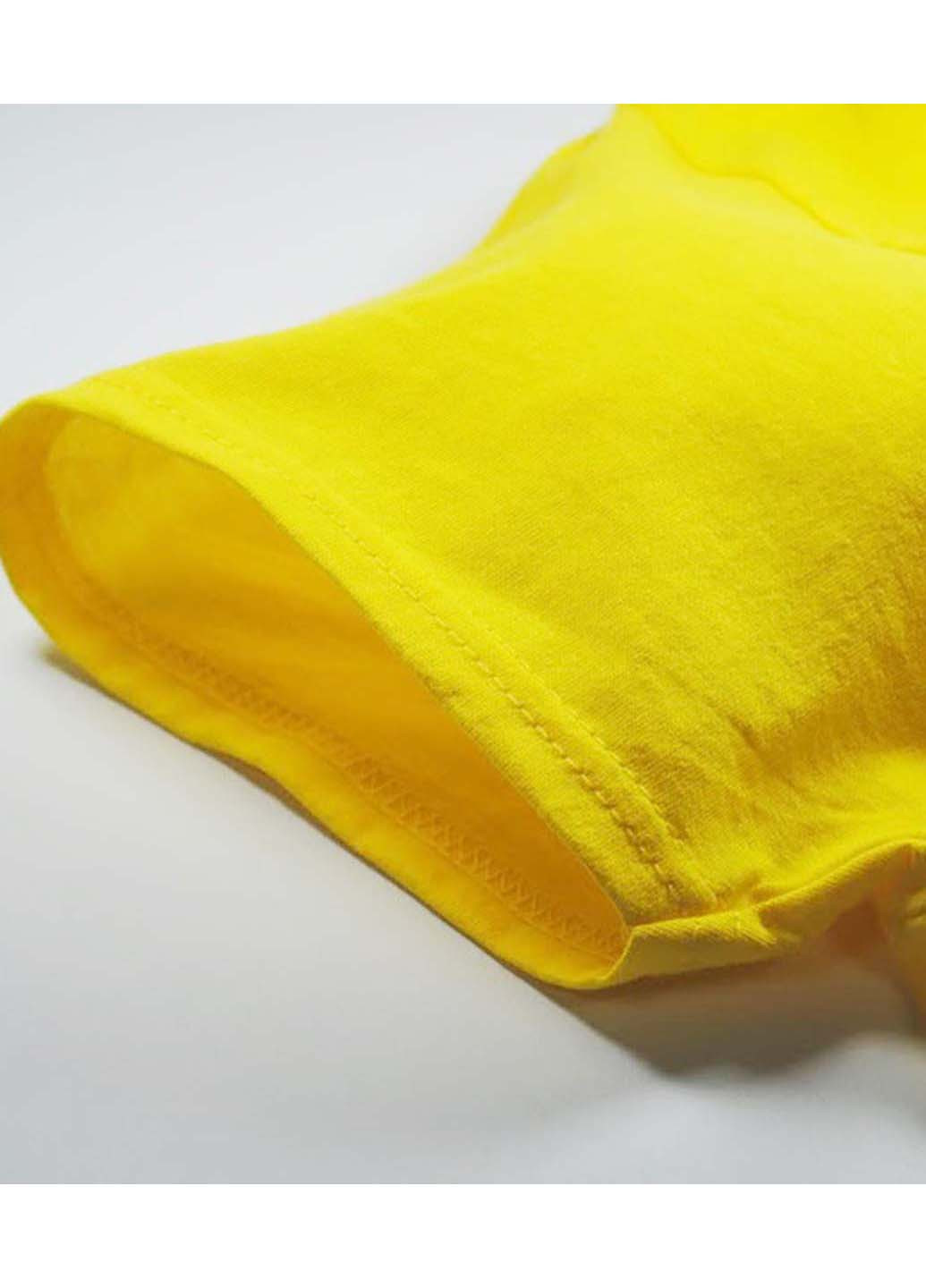 Желтая демисезон футболка Fruit of the Loom
