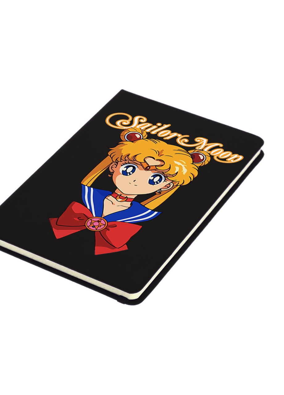 Блокнот А5 Сейлор Мун (Sailor Moon) Чорний (92228-2915-BK) MobiPrint (257328304)