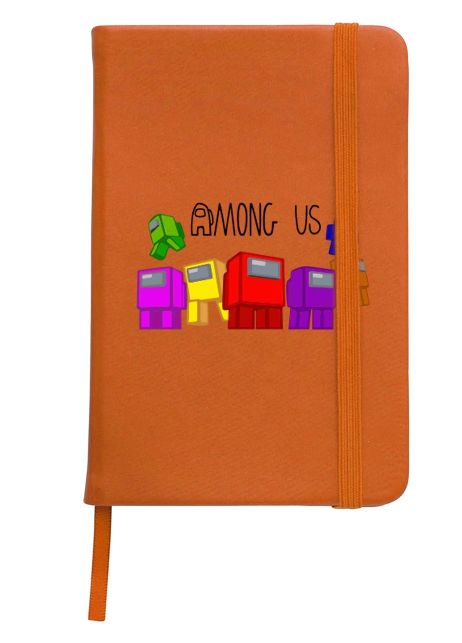 Блокнот А5 Амонг Ас (Among Us) Помаранчевий (92228-2593-OG) MobiPrint (257326076)