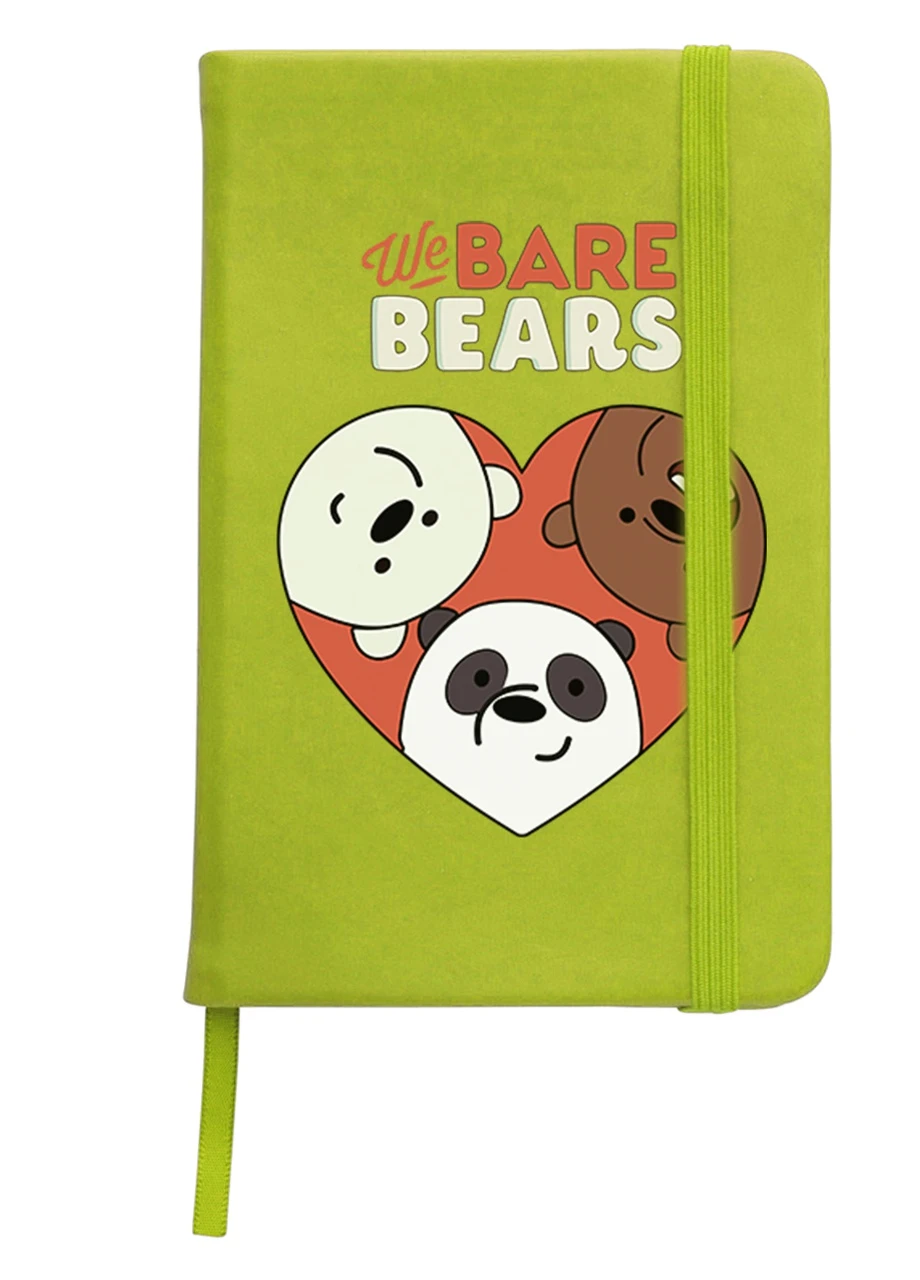 Блокнот А5 Вся правда о медведях (We Bare Bears) Салатовый (92228-2669-LM) MobiPrint (257326872)