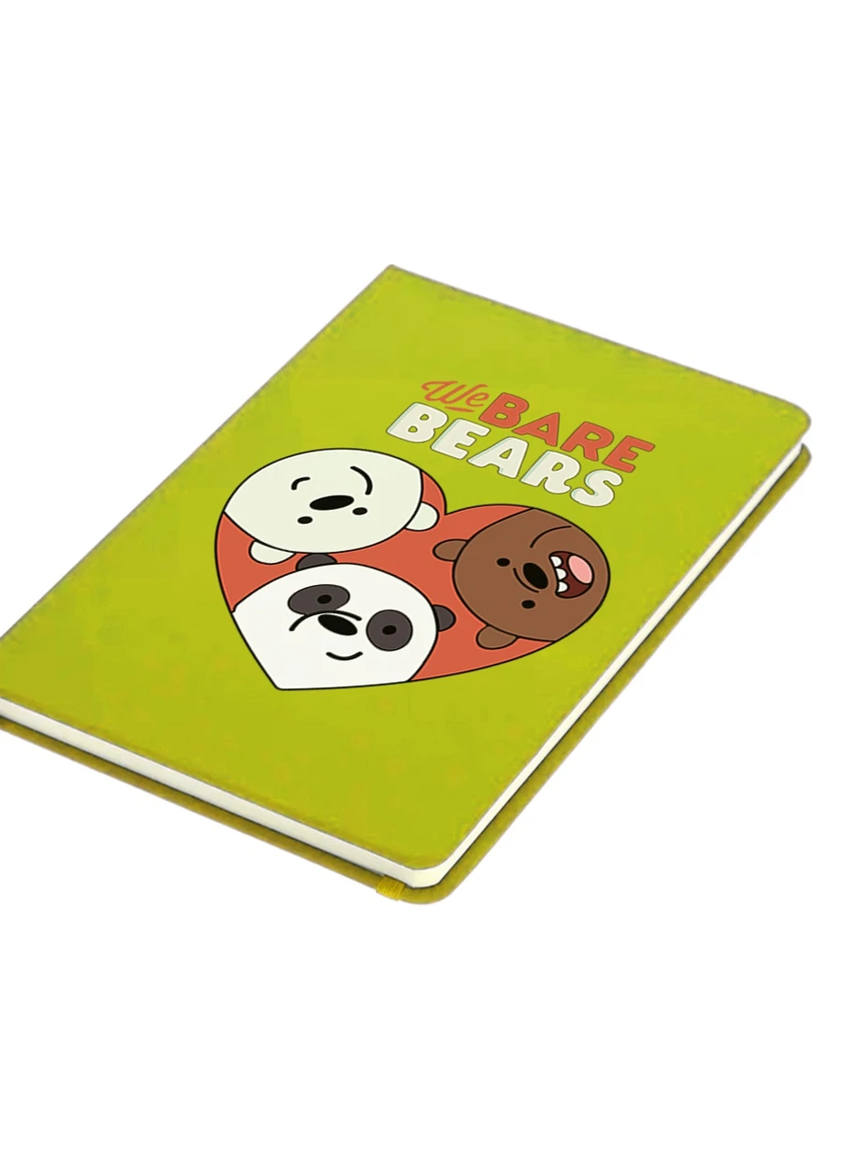 Блокнот А5 Вся правда о медведях (We Bare Bears) Салатовый (92228-2669-LM) MobiPrint (257326872)