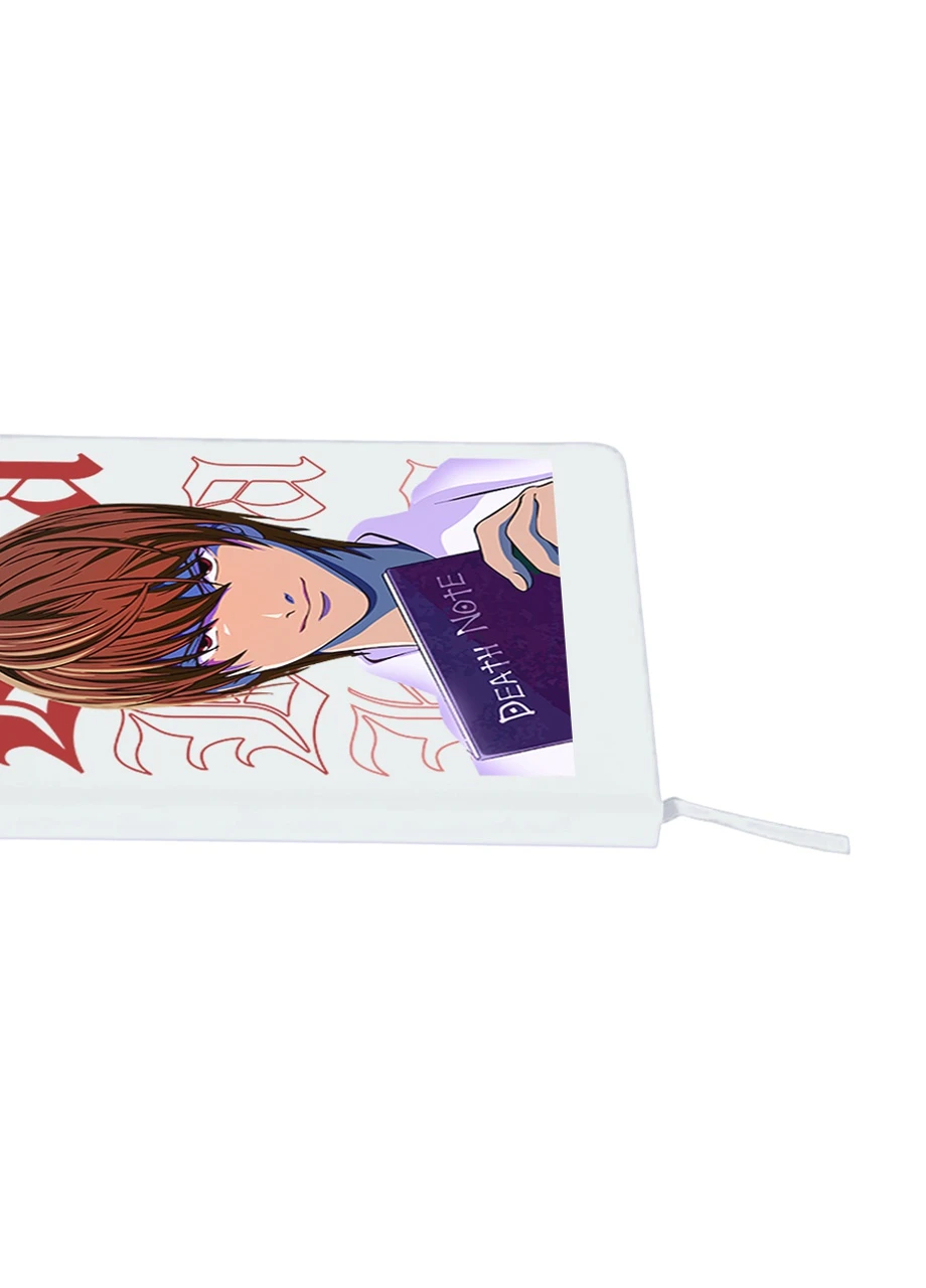Блокнот А5 Кіра Зошит смерті (Kira Death Note) Білий (92228-2823-WT) MobiPrint (257322123)