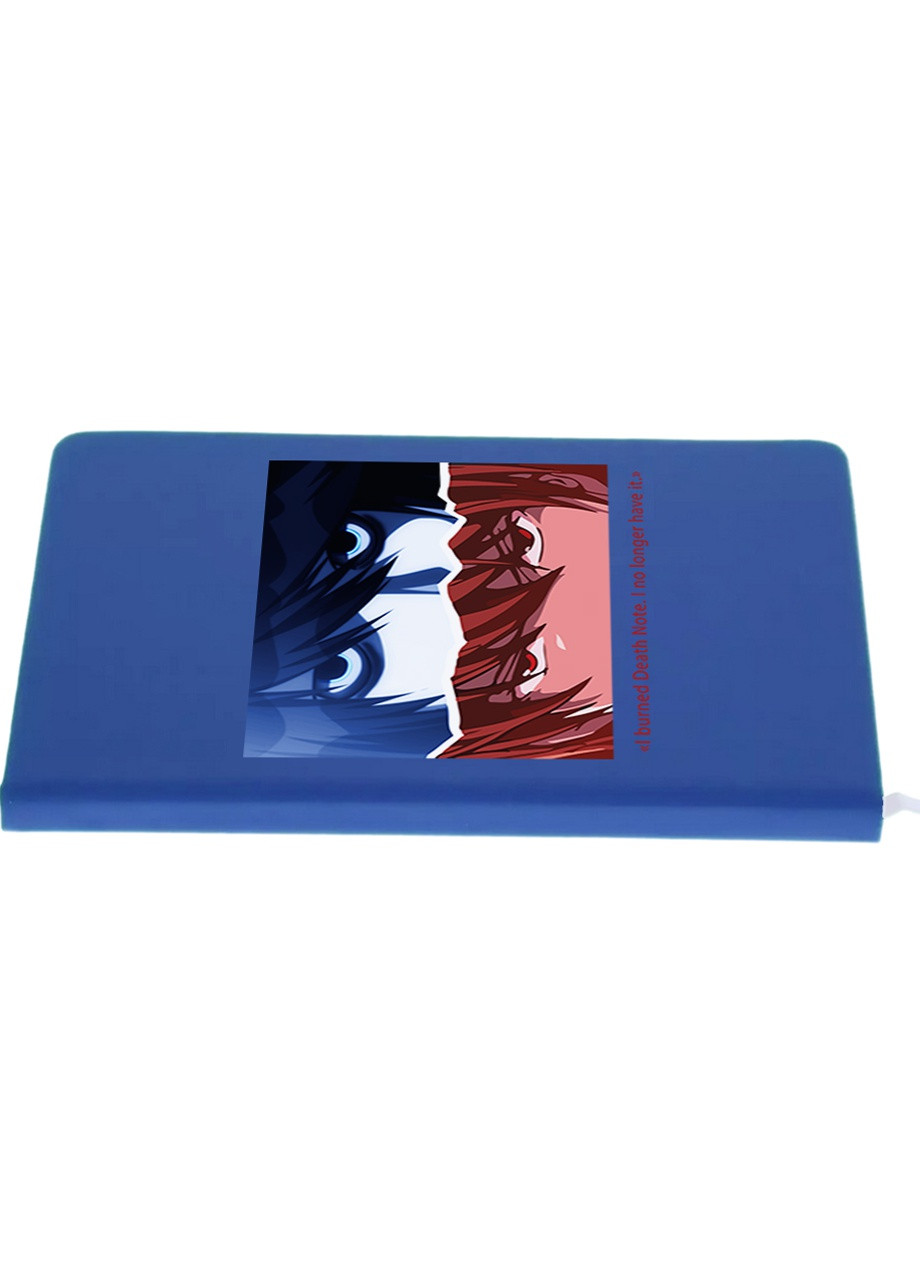 Блокнот А5 Ел Лоулайт та Кіра Зошит смерті (Death Note) Світло-блакитний (92228-2825-SK) MobiPrint (257324929)