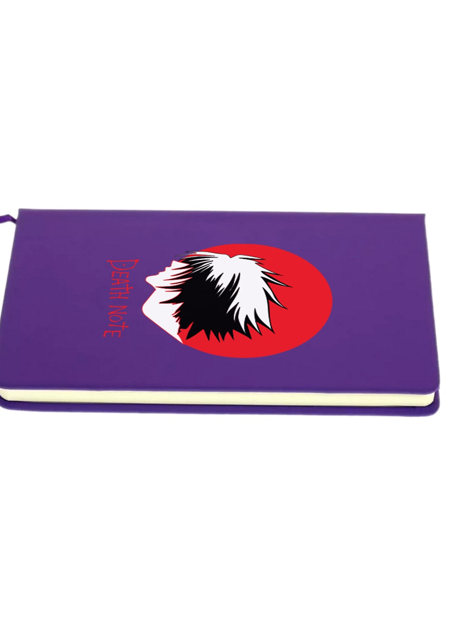 Блокнот А5 Эл Лоулайт Тетрадь смерти (Death Note) Фиолетовый (92228-2653-PU) MobiPrint (257327826)