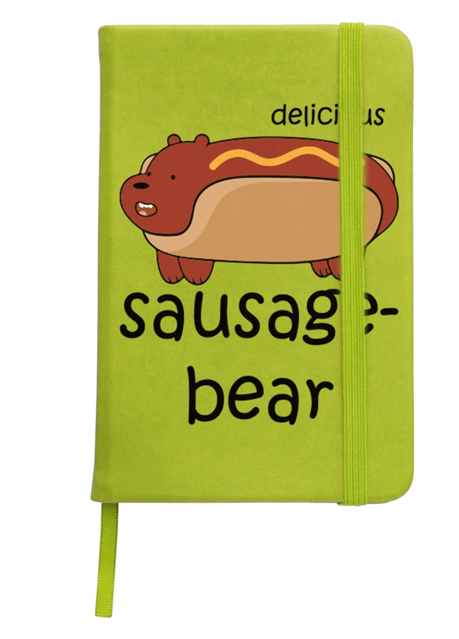 Блокнот А5 Вся правда о медведях (We Bare Bears) Салатовый (92228-2906-LM) MobiPrint (257329173)