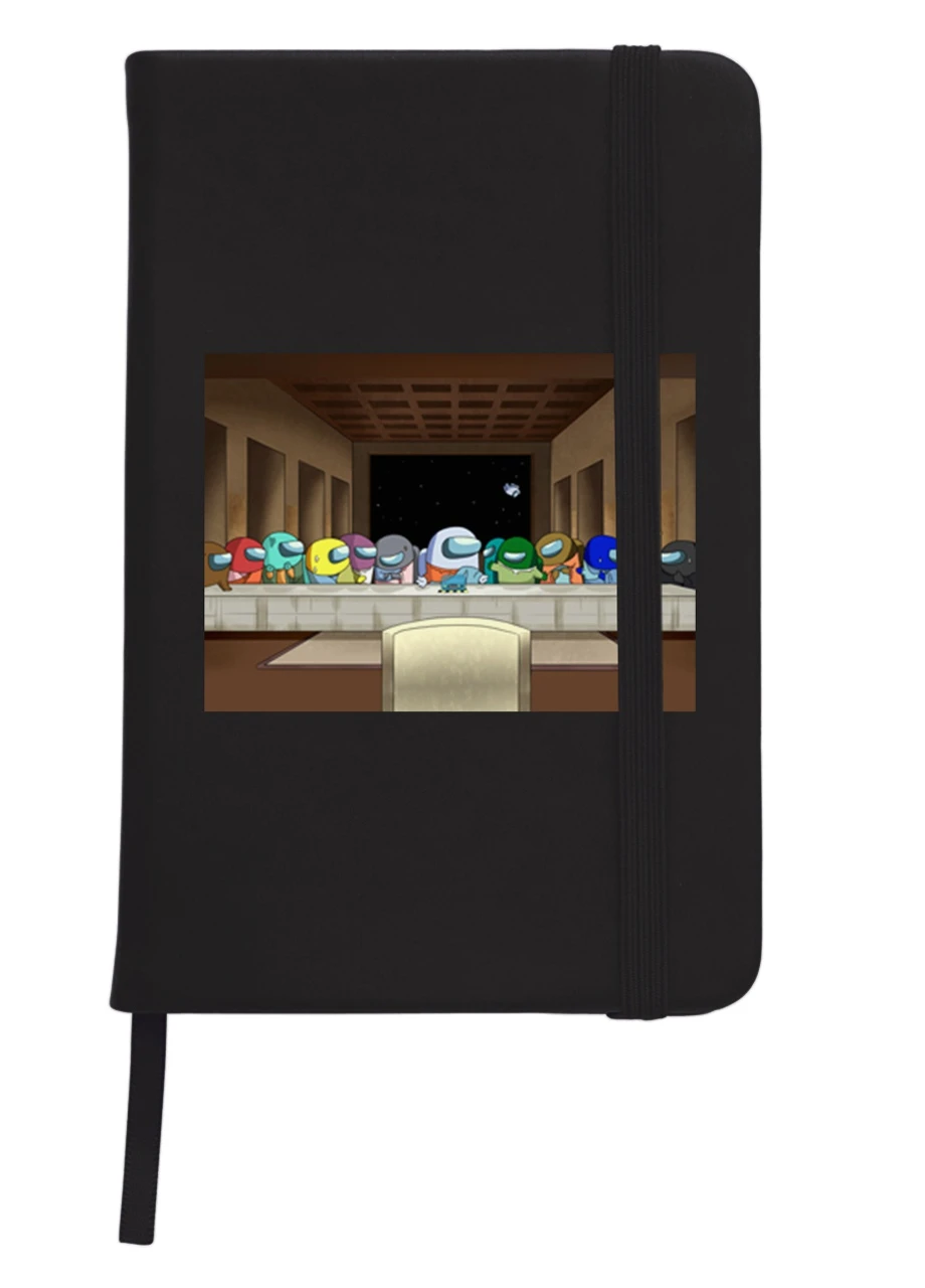 Блокнот А5 Амонг Ас (Among Us) Чорний (92228-2589-BK) MobiPrint (257329064)