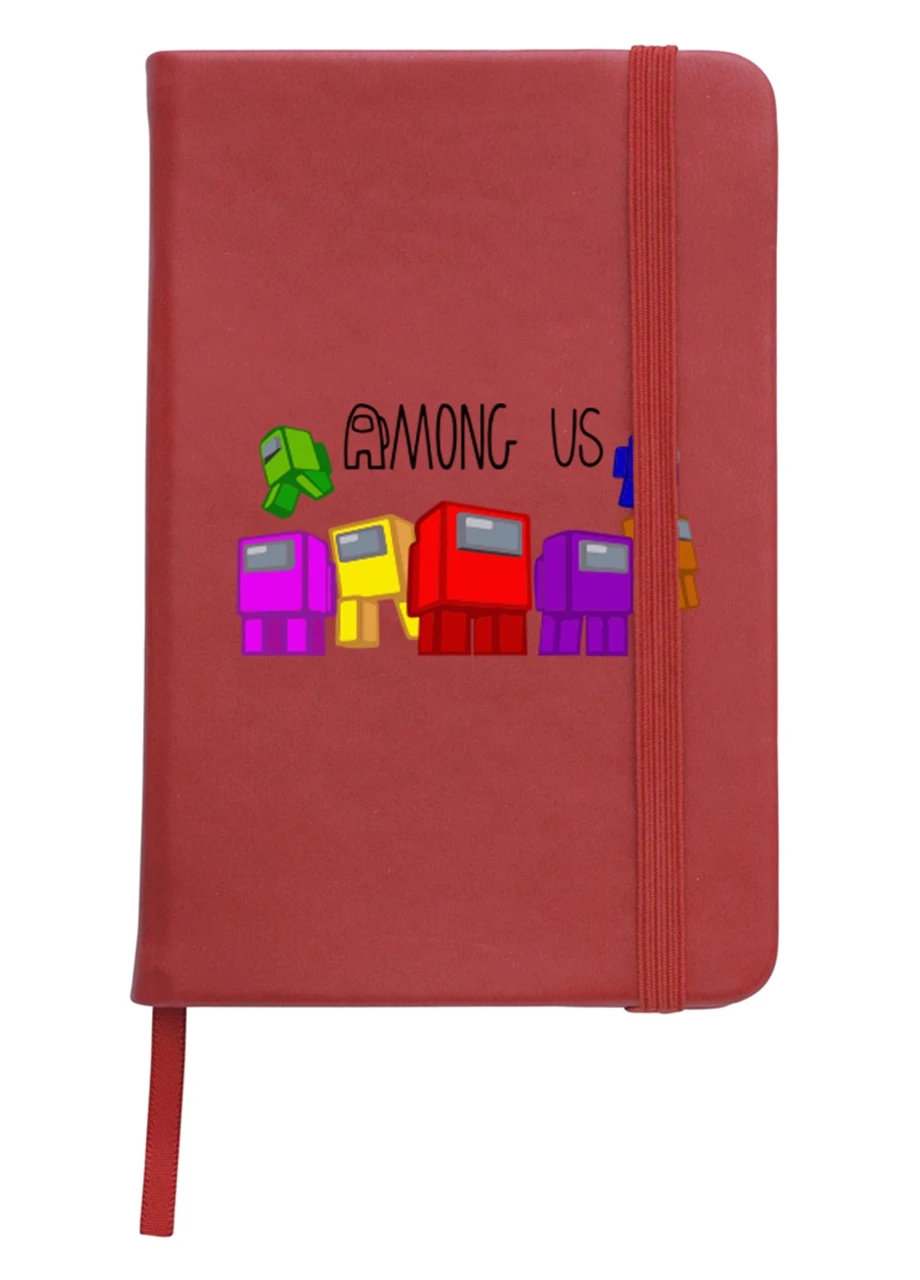 Блокнот А5 Амонг Ас (Among Us) Червоний (92228-2593-RD) MobiPrint (257321635)
