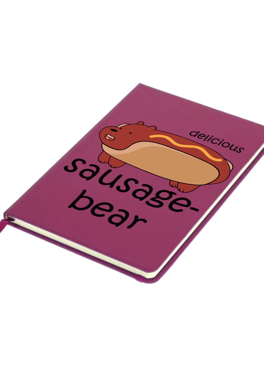 Блокнот А5 Вся правда о медведях (We Bare Bears) Малиновый (92228-2906-FU) MobiPrint (257322444)