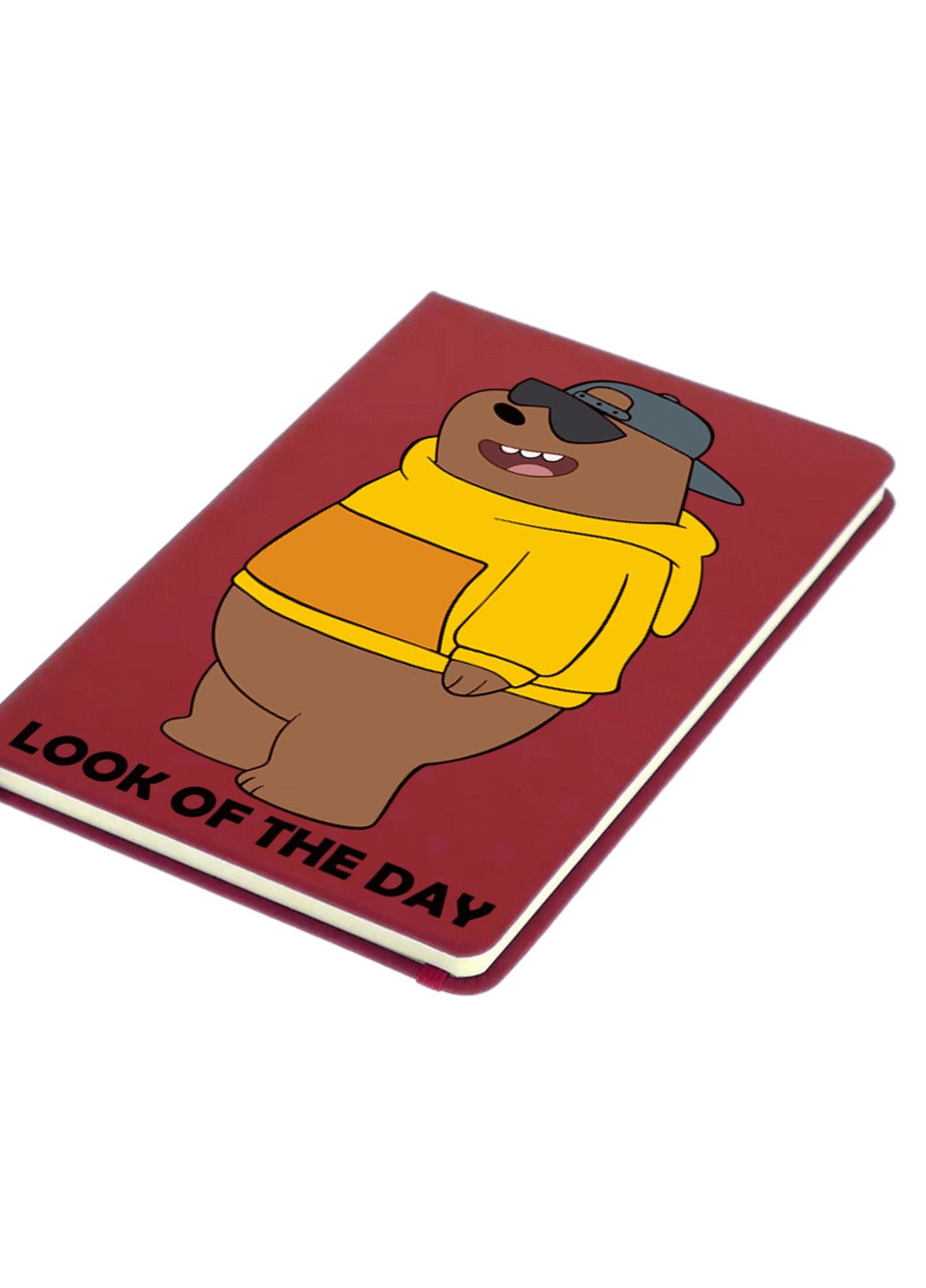 Блокнот А5 Вся правда про ведмедів (We Bare Bears) Червоний (92228-2901-RD) MobiPrint (257324580)