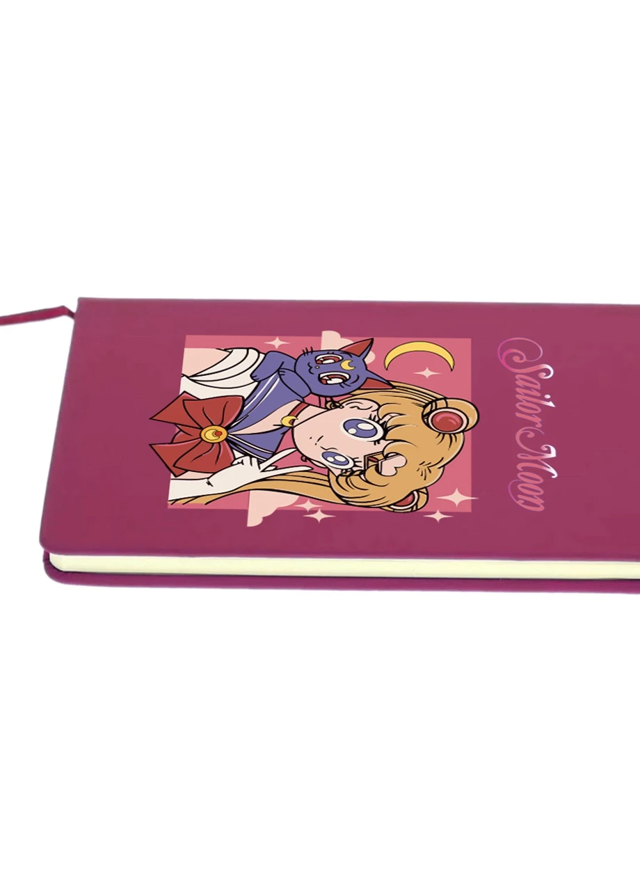 Блокнот А5 Сейлор Мун (Sailor Moon) Малиновий (92228-2659-FU) MobiPrint (257323949)