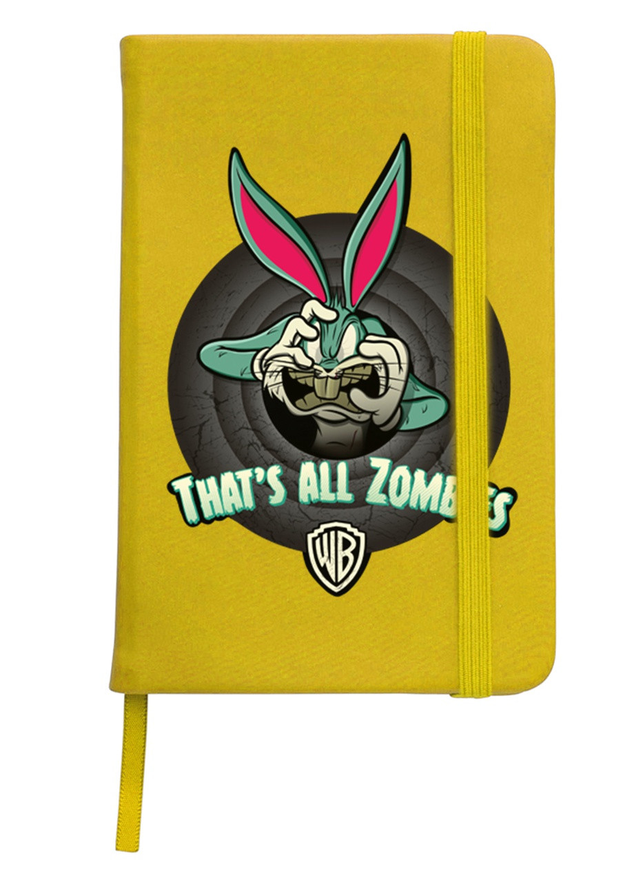 Блокнот А5 Багз Банні Луні Тюнз (Bugs Bunny Looney Tunes) Жовтий (92228-2882-SY) MobiPrint (257327740)