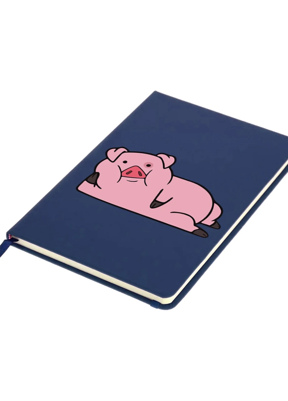 Блокнот А5 Пухля Гравіті Фолз (Waddles Gravity Falls) Темно-синій (92228-2626-NB) MobiPrint (257321647)