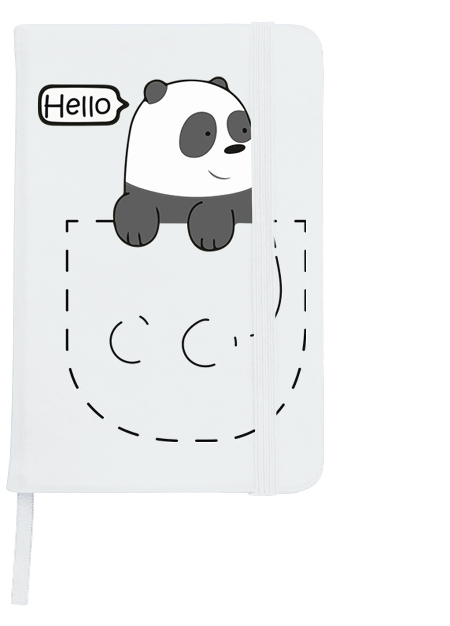 Блокнот А5 Вся правда о медведях (We Bare Bears) Белый (92228-2903-WT) MobiPrint (257322528)