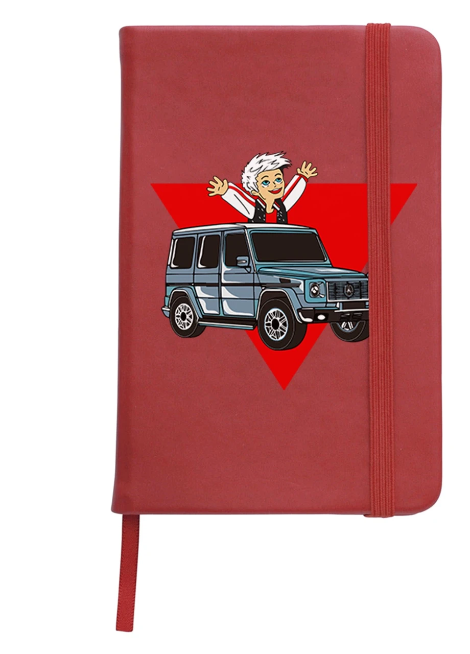 Блокнот А5 блогер Влад Бумага А4 (blogger Vlad A4) Красный (92228-2618-RD) MobiPrint (257328601)