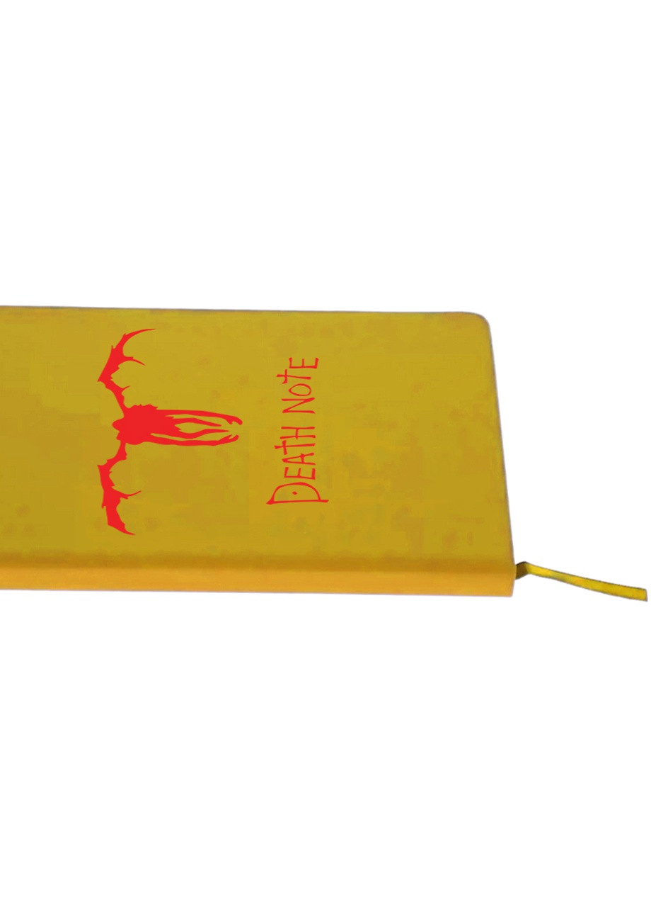 Блокнот А5 Рюк Зошит смерті (Death Note) Жовтий (92228-2654-SY) MobiPrint (257326312)