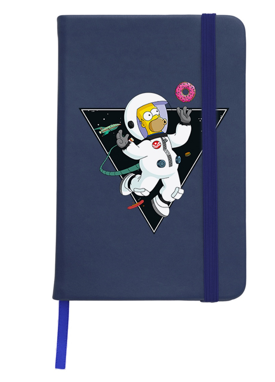 Блокнот А5 Гомер Сімпсони Темно-синій (92228-2044-NB) MobiPrint (257328433)