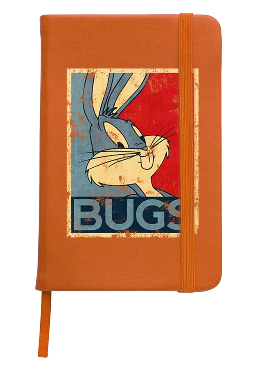 Блокнот А5 Багз Банні Луні Тюнз (Bugs Bunny Looney Tunes) Помаранчевий (92228-2879-OG) MobiPrint (257327125)