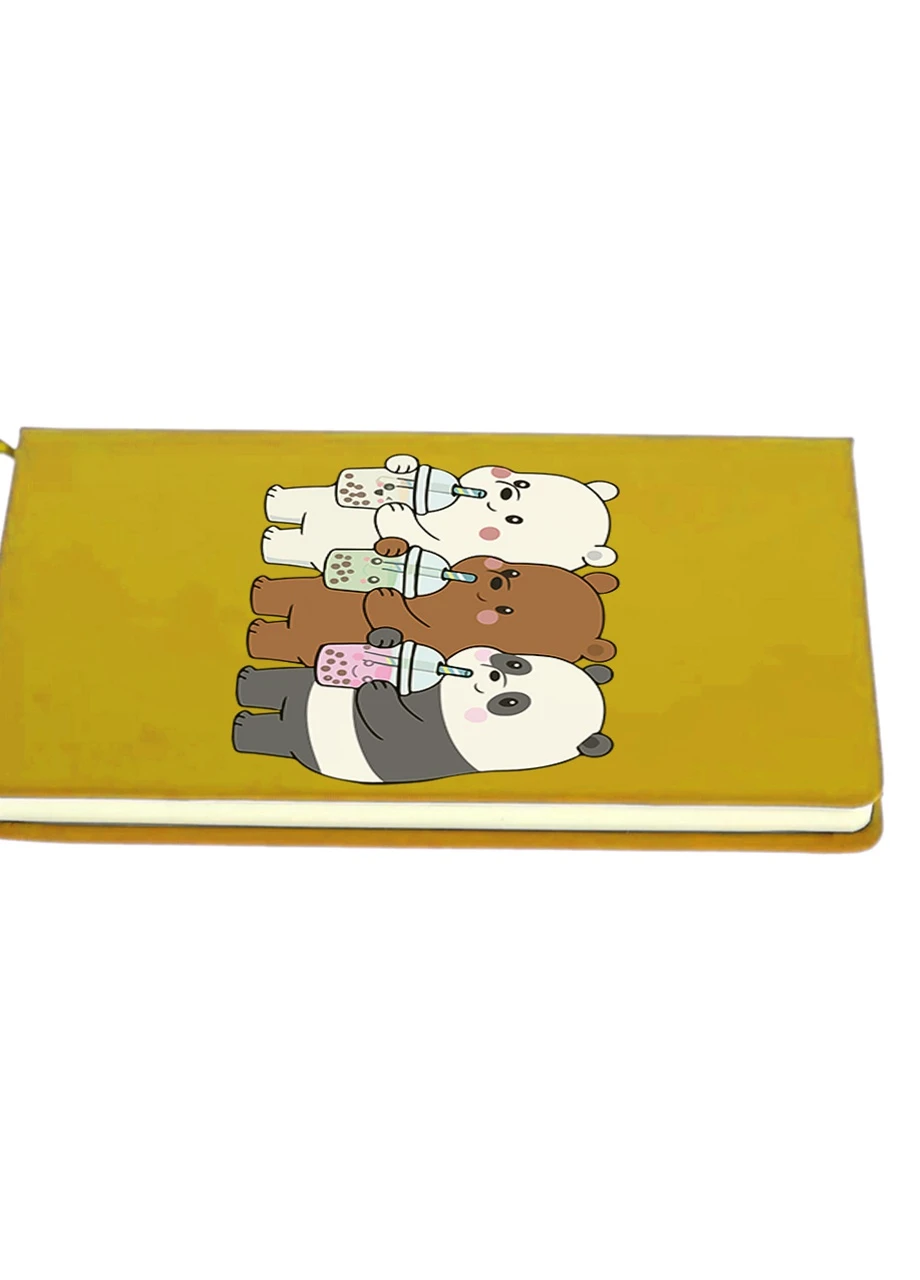 Блокнот А5 Вся правда про ведмедів (We Bare Bears) Жовтий (92228-2896-SY) MobiPrint (257324767)