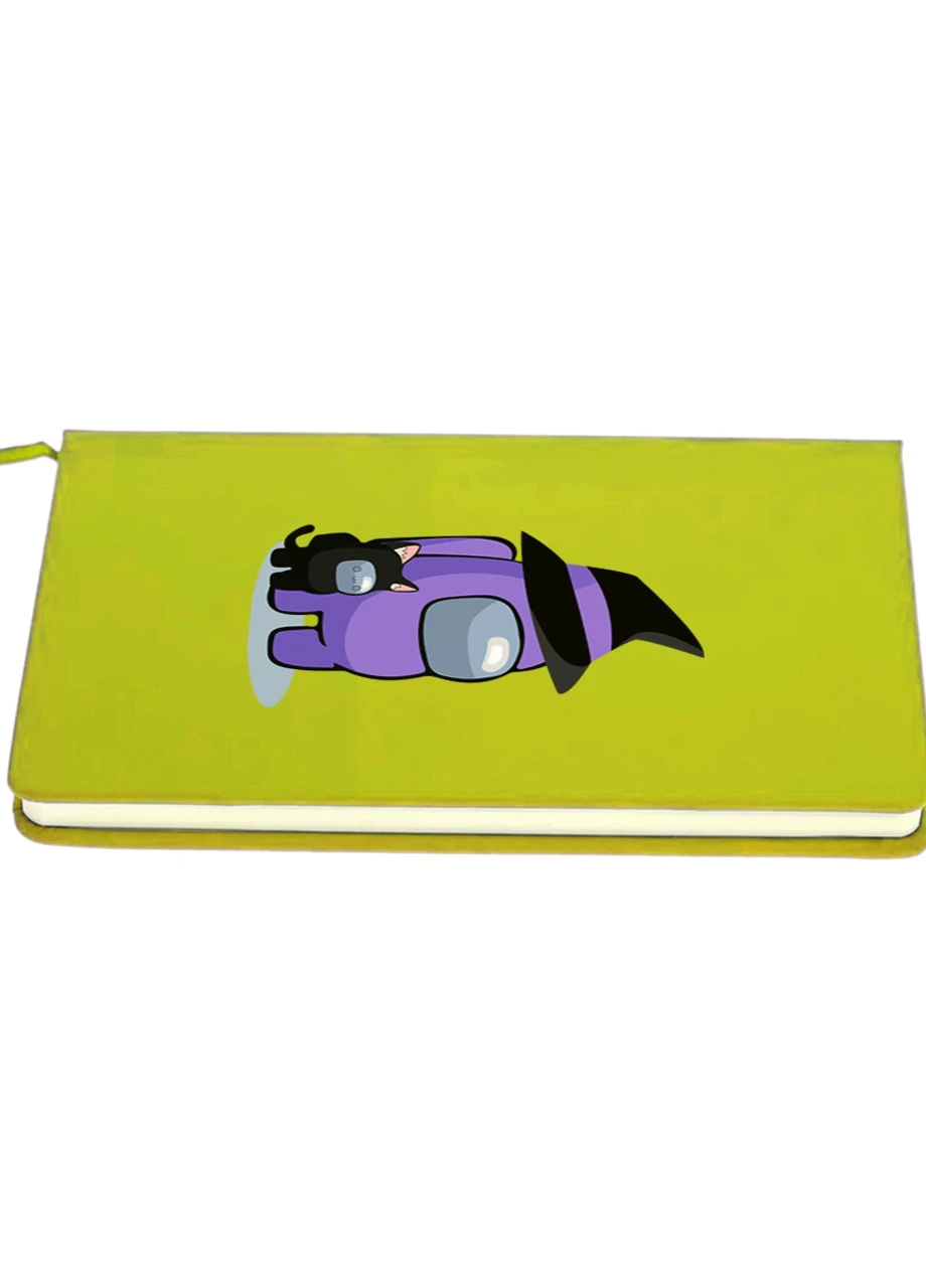 Блокнот А5 Амонг Ас Фіолетовий (Among Us Violet) Салатовий (92228-2423-LM) MobiPrint (257326210)