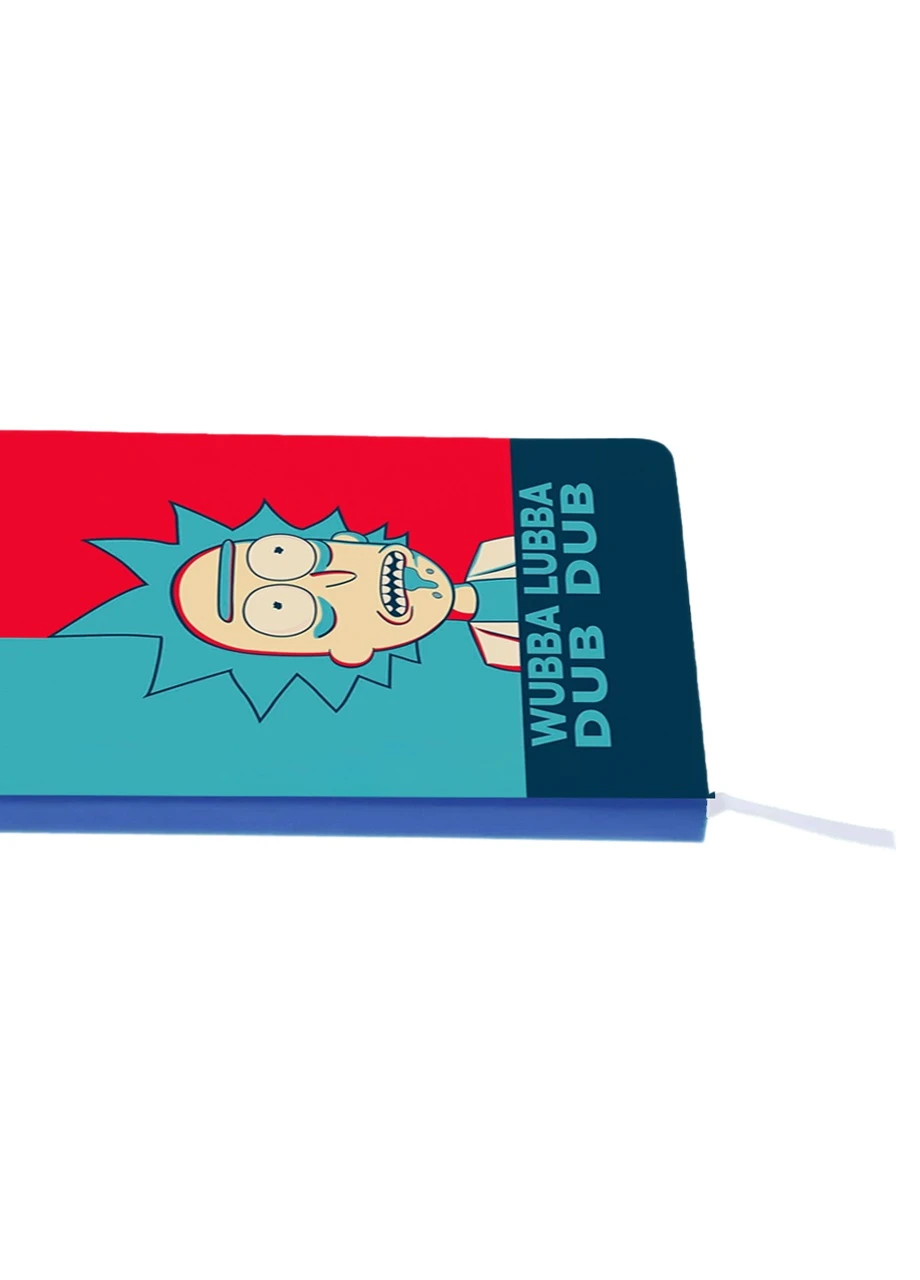 Блокнот А5 Рік та Морті (Rick and Morty) Світло-блакитний (92228-2689-SK) MobiPrint (257329089)