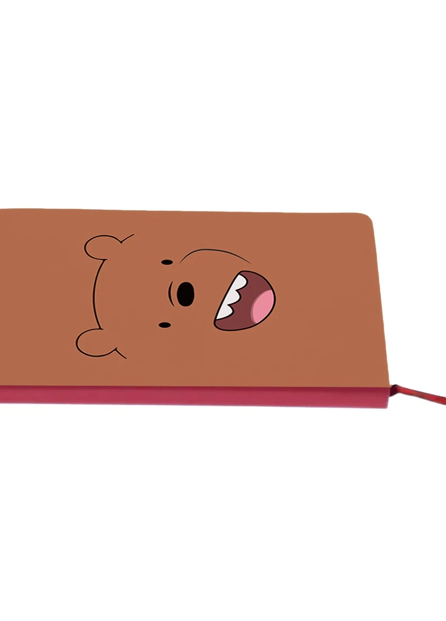 Блокнот А5 Гризли Вся правда о медведях (We Bare Bears) Красный (92228-2663-RD) MobiPrint (257327856)