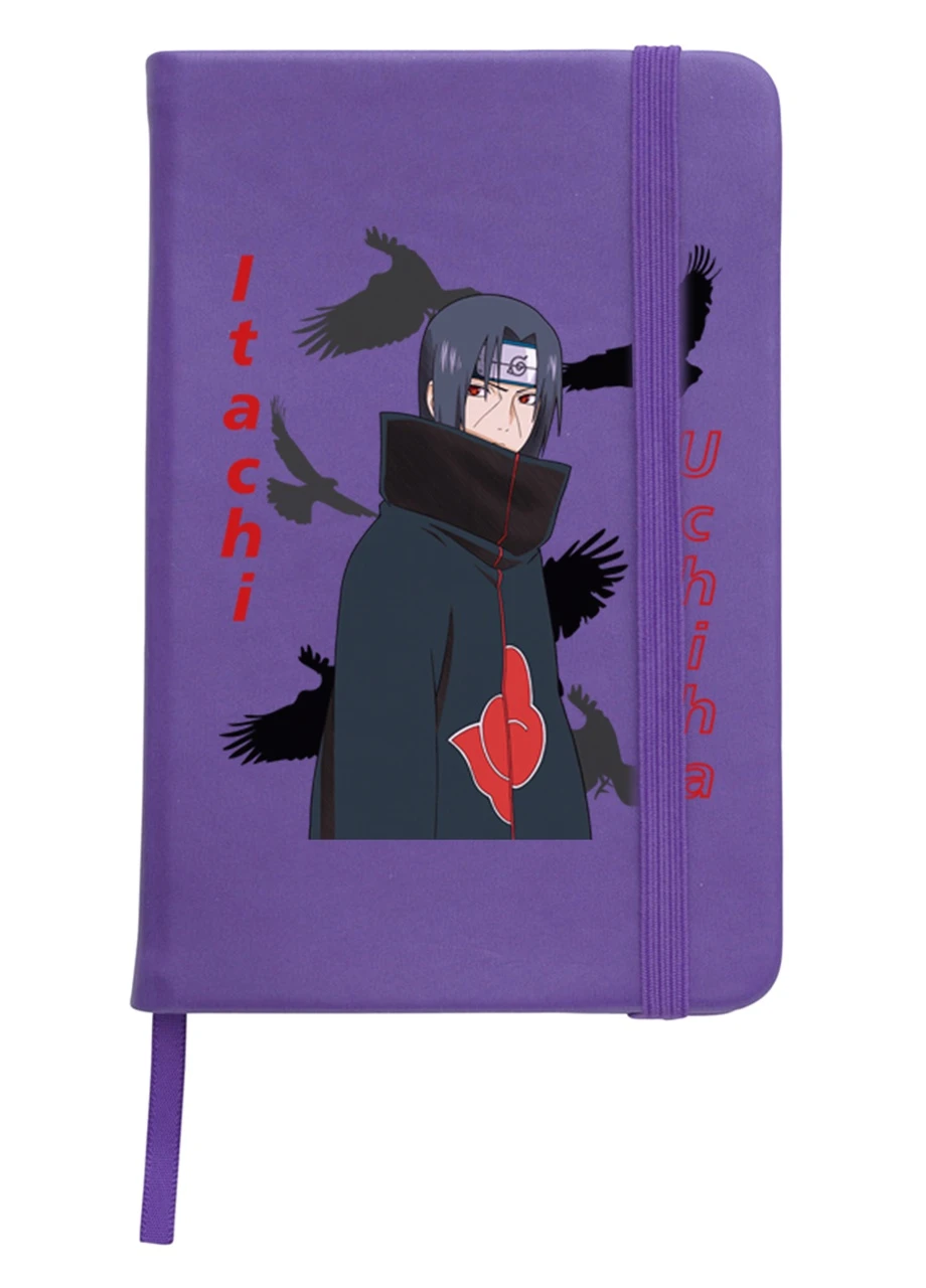 Блокнот А5 Ітачі Учіха (Itachi Uchiha) Фіолетовий (92228-2821-PU) MobiPrint (257322301)