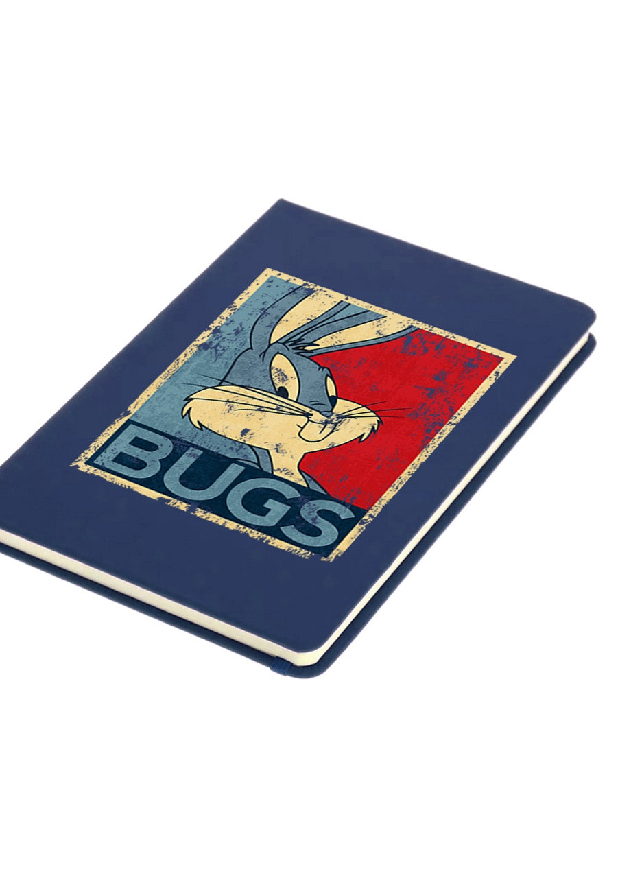 Блокнот А5 Багз Банни Луни Тюнз (Bugs Bunny Looney Tunes) Темно-синий (92228-2879-NB) MobiPrint (257327563)