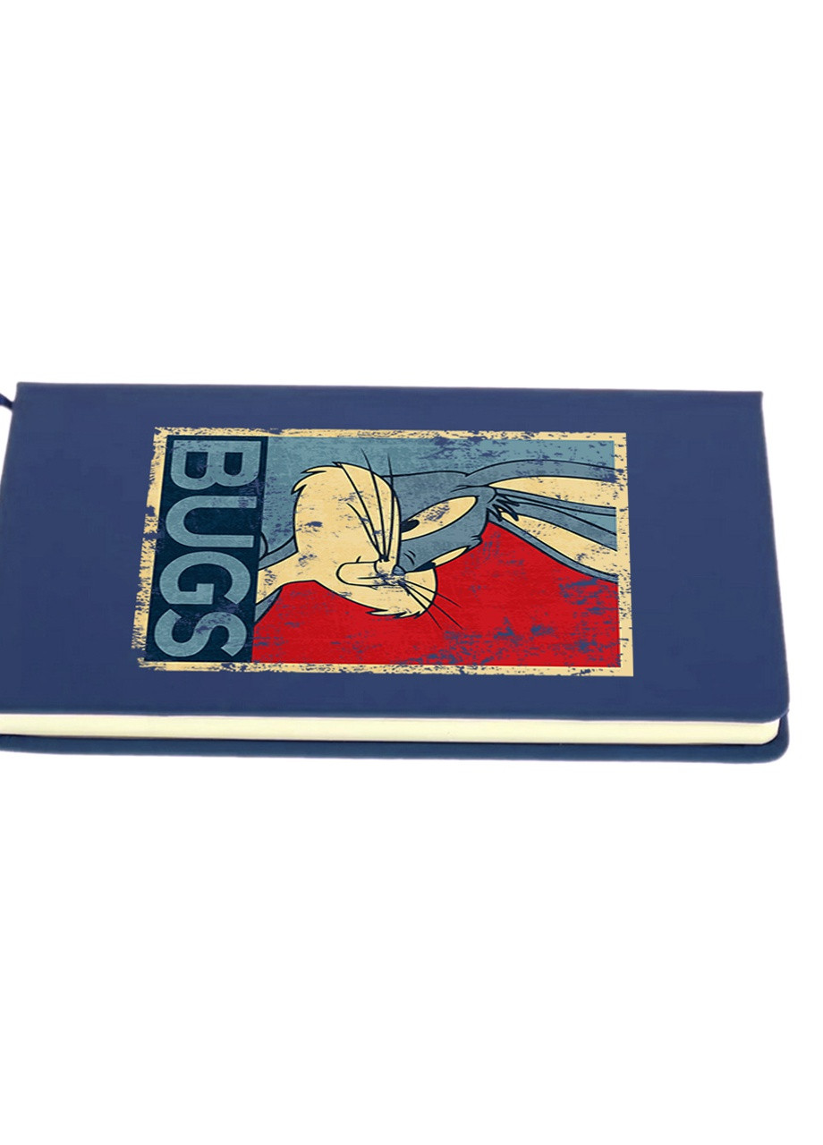 Блокнот А5 Багз Банни Луни Тюнз (Bugs Bunny Looney Tunes) Темно-синий (92228-2879-NB) MobiPrint (257327563)