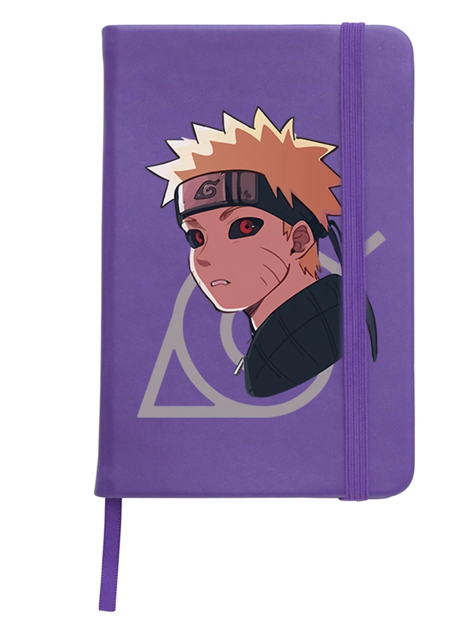Блокнот А5 Наруто Узумаки (Naruto Uzumaki) Фиолетовый (92228-2822-PU) MobiPrint (257325482)