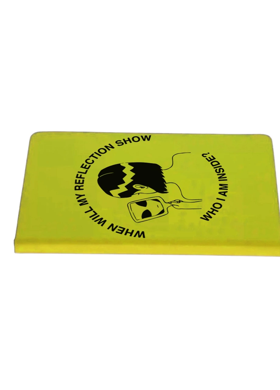 Блокнот А5 Девушка инопланетянин (Why I am inside?) Салатовый (92228-2847-LM) MobiPrint (257321756)