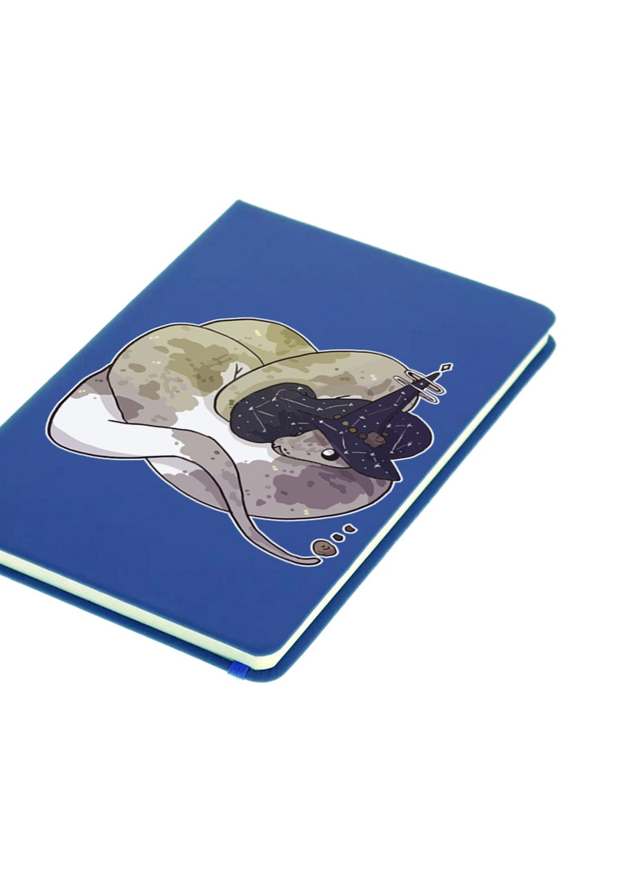 Блокнот А5 Магическая змея (Magic snake) Светло-голубой (92228-2848-SK) MobiPrint (257327940)