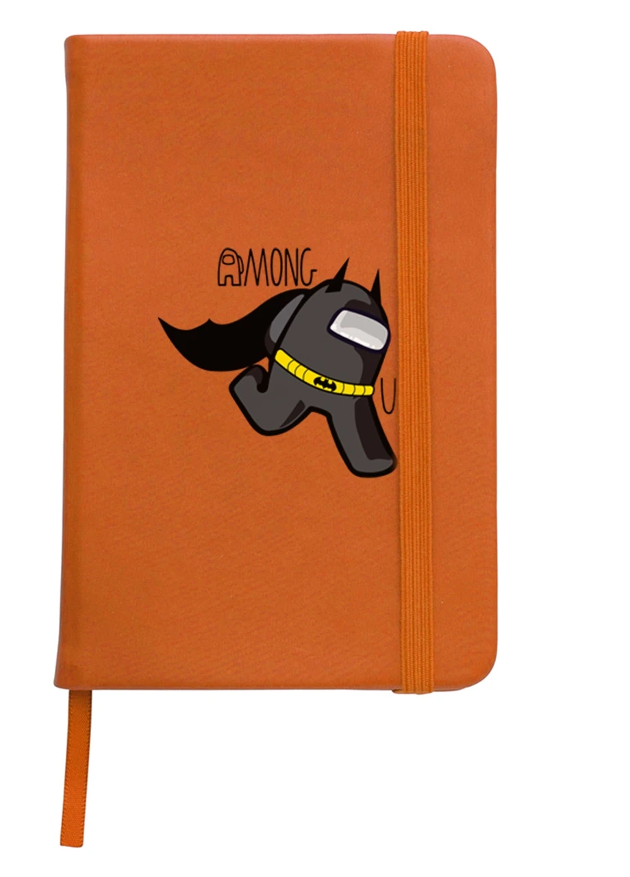 Блокнот А5 Амонг Ас Бетмен бэтмен (Among Us Batman) Оранжевый (92228-2430-OG) MobiPrint (257326505)