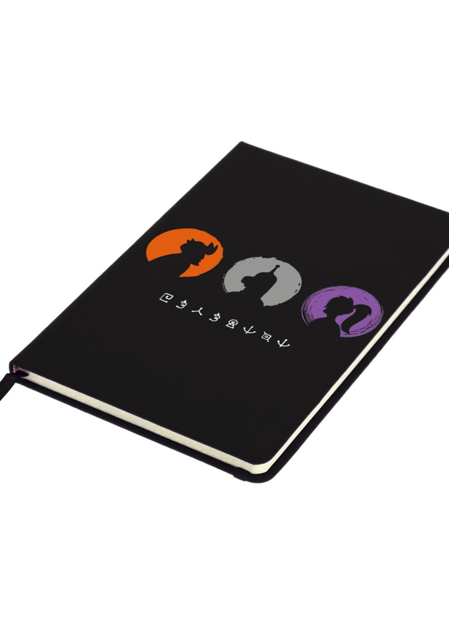 Блокнот А5 Бендер, Филип Дж. Фрай и Лила Футурама (Bender, Philip J. Fry and Leela Futurama) Черный (92228-2865-BK) MobiPrint (257322274)