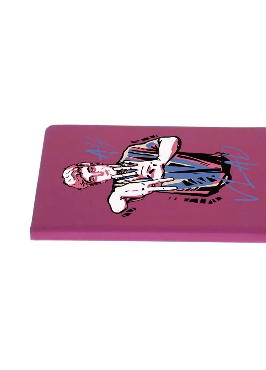 Блокнот А5 блогер Влад Бумага А4 (blogger Vlad A4) Малиновый (92228-2621-FU) MobiPrint (257328014)