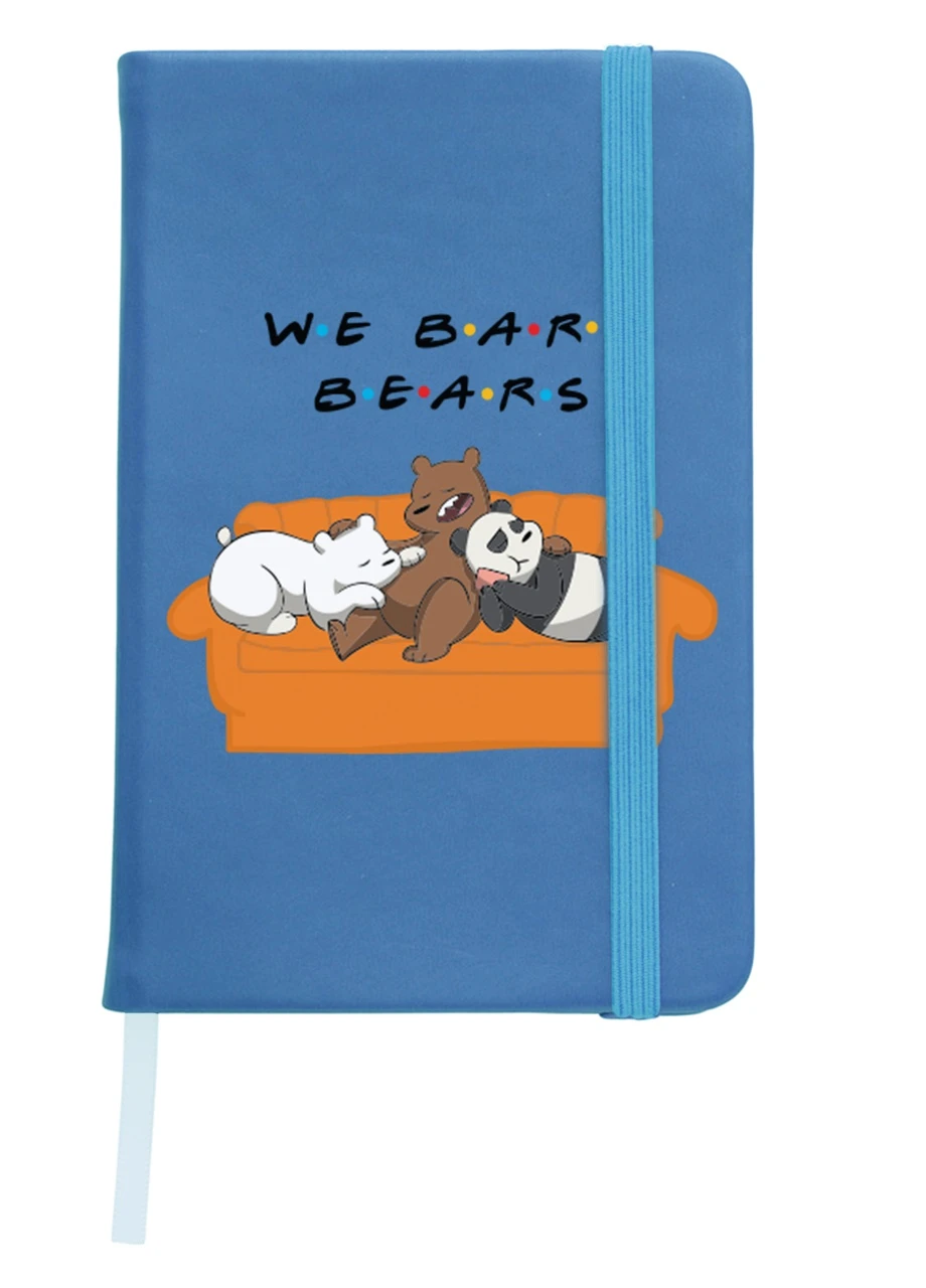 Блокнот А5 Вся правда про ведмедів (We Bare Bears) Світло-блакитний (92228-2890-SK) MobiPrint (257322759)
