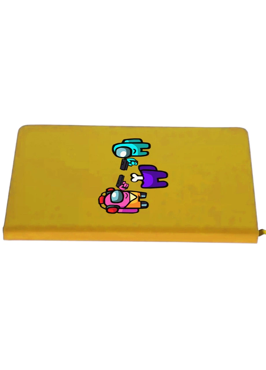 Блокнот А5 Амонг Ас (Among Us) Жовтий (92228-2598-SY) MobiPrint (257327256)
