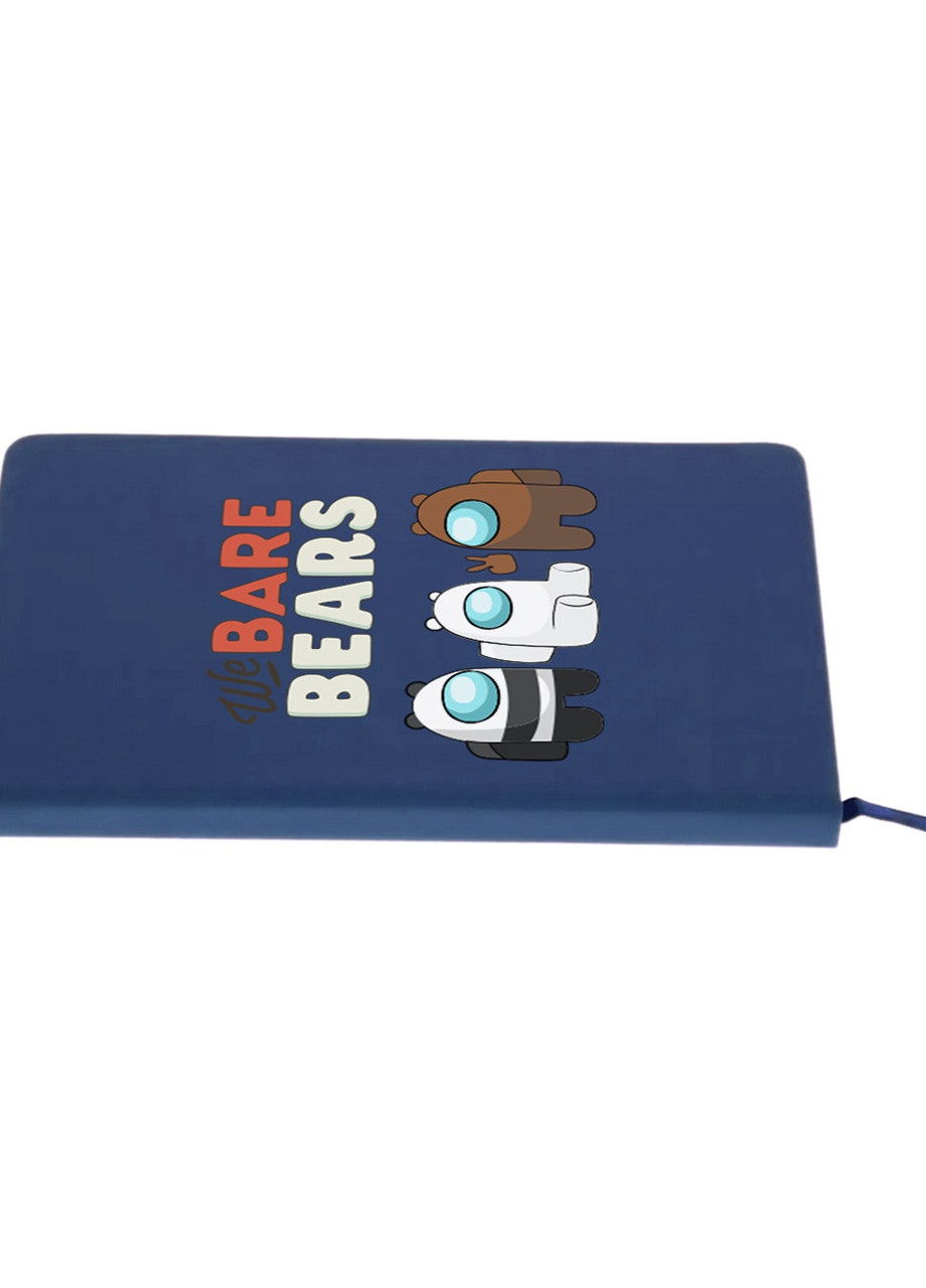 Блокнот А5 Вся правда про ведмедів (We Bare Bears) Темно-синій (92228-2668-NB) MobiPrint (257325107)