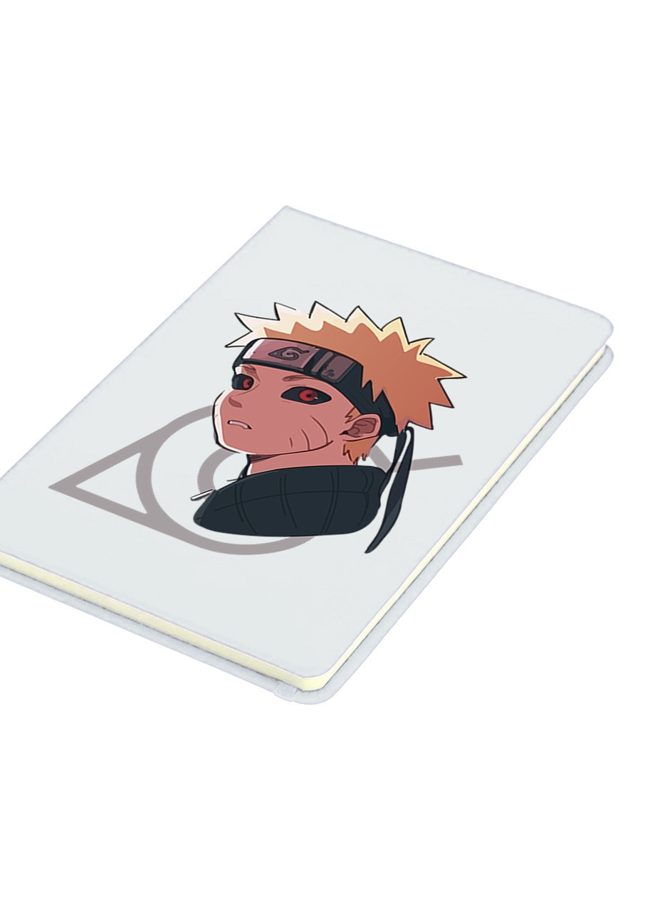 Блокнот А5 Наруто Узумаки (Naruto Uzumaki) Белый (92228-2822-WT) MobiPrint (257324457)