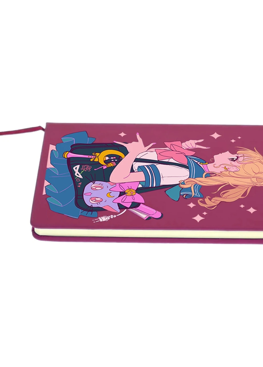 Блокнот А5 Сейлор Мун (Sailor Moon) Малиновый (92228-2910-FU) MobiPrint (257322823)